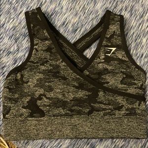 Gymshark Camo Sports Bra